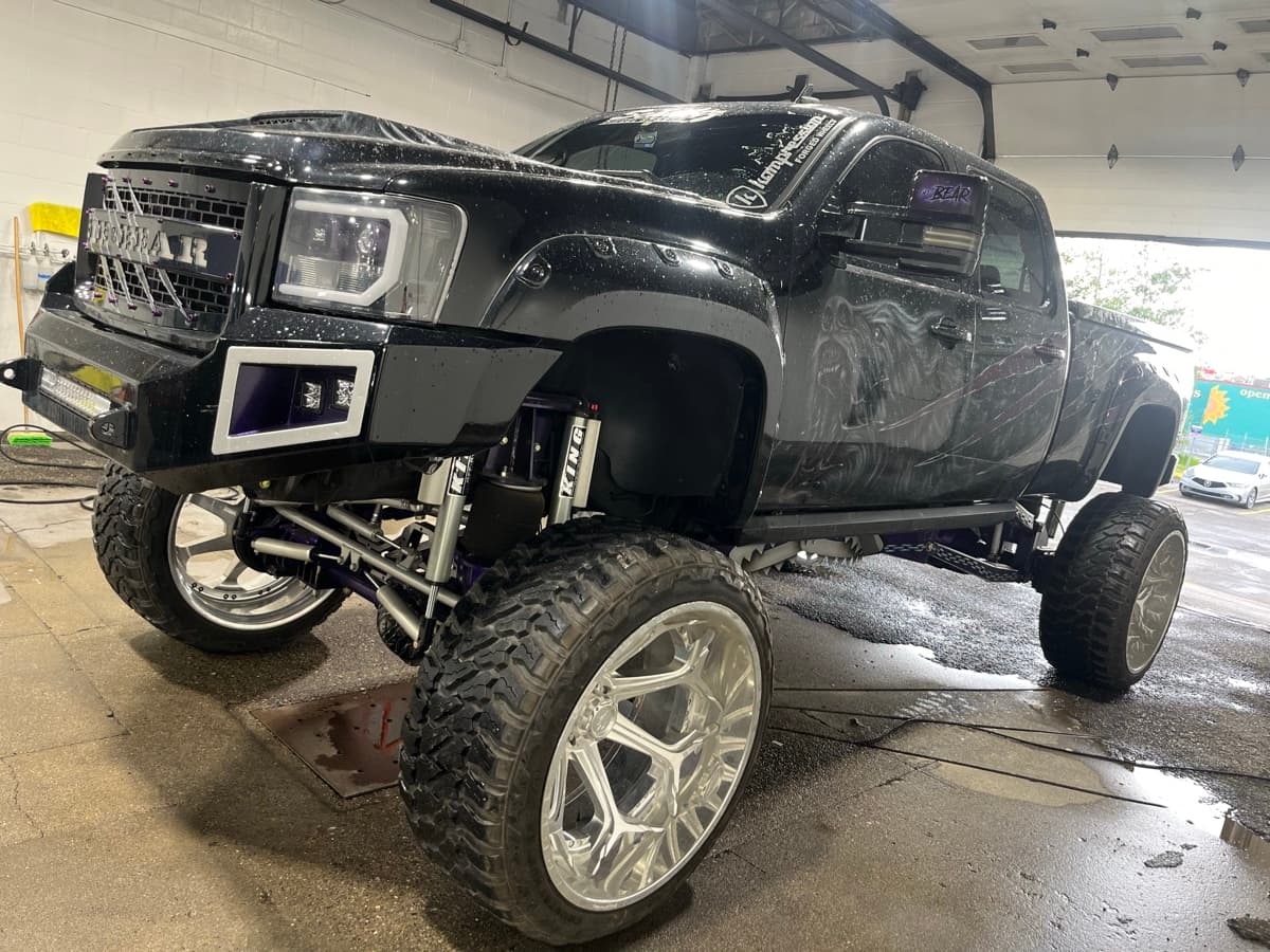 Complete vehicle transformation showing results of full detail service