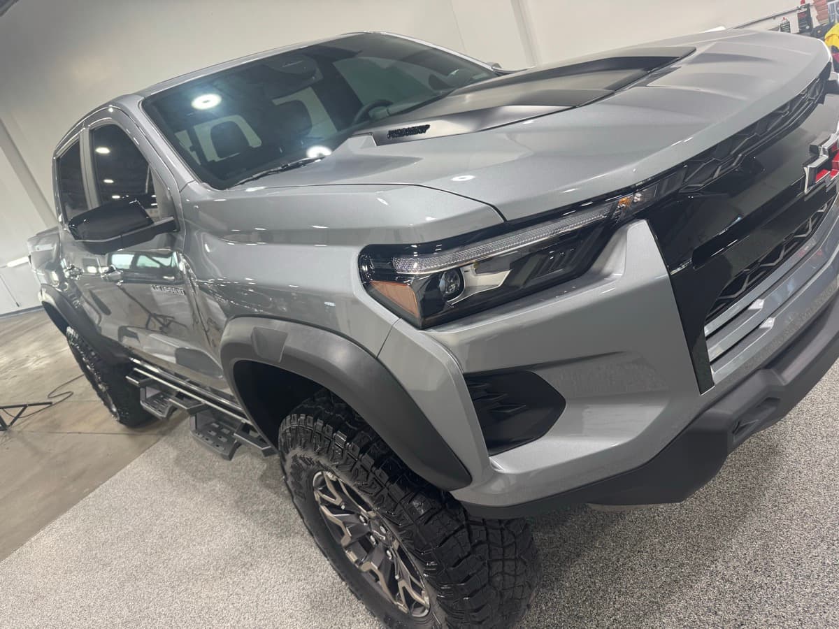 New vehicle with paint protection film and graphene ceramic coating applied